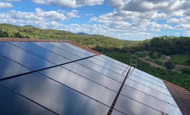 Pose de photovoltaïques-solaires, Saint chinian, Constant Padilla